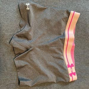 Under armor spandex mini shorts